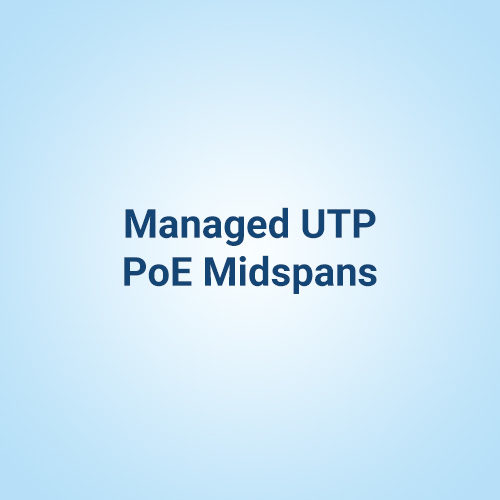Managed UTP PoE Midspans