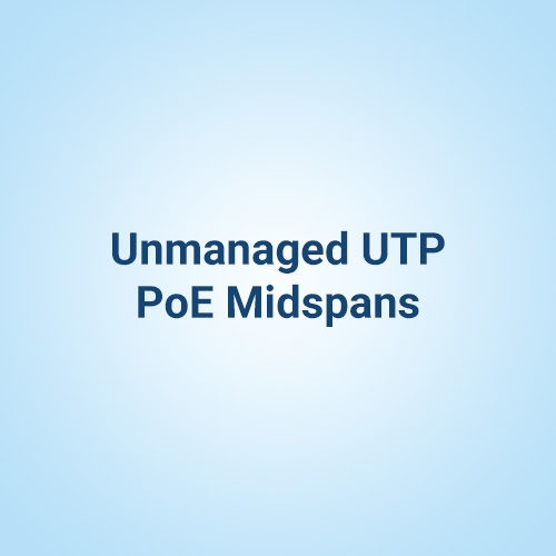 Unmanaged UTP PoE Midspans